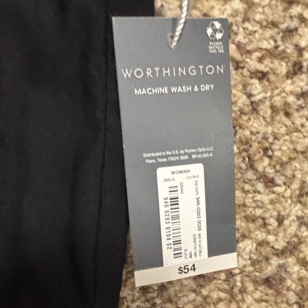 Worthington Slim Leg Dress Slacks - NWT - Women's Size 16W - 2163 - Picture 2 of 4